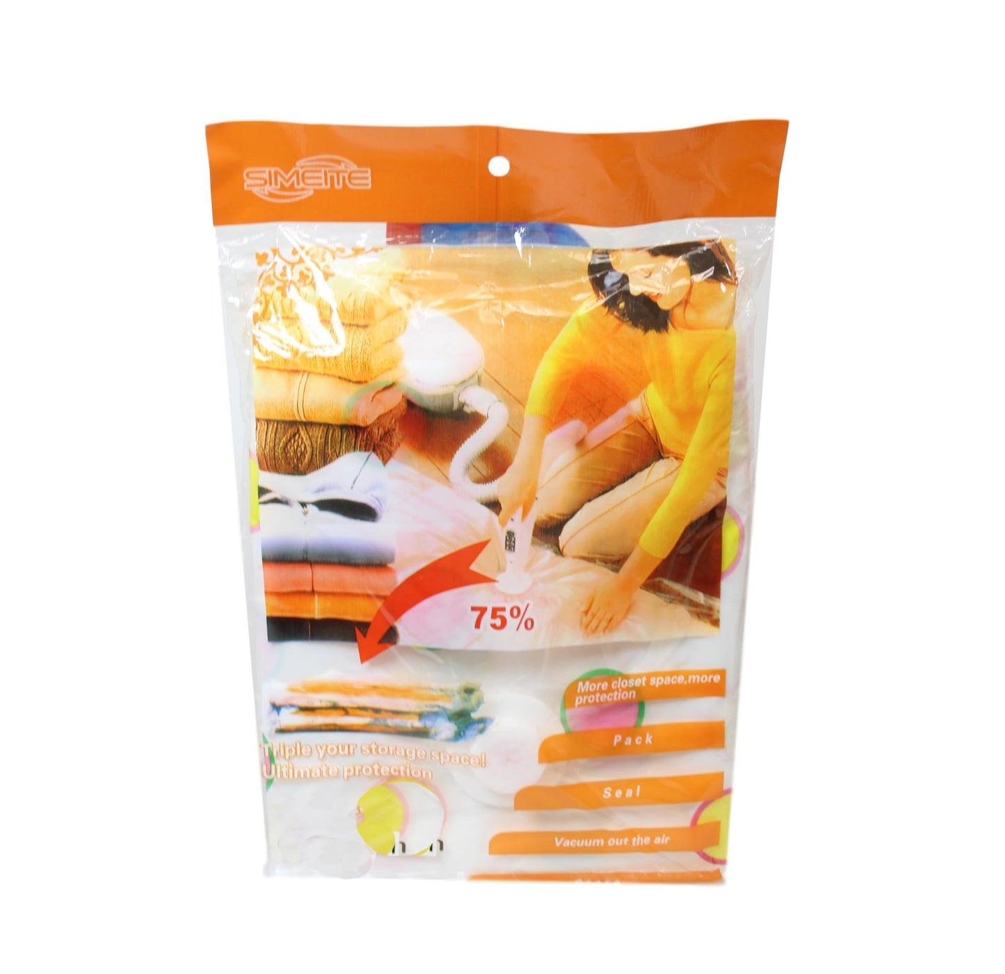 Clothes Storage Compressed Air Vacuum Bag 80cm x 130cm 0461