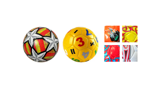 Mini Football with Pattern Design Size 2 Assorted Designs 0821