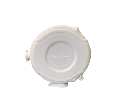 Outdoor Garden Retractable Washing Line Reel Single Line 12 Metre 13.5 x 14 x 3.5cm 12MS / 4855 A