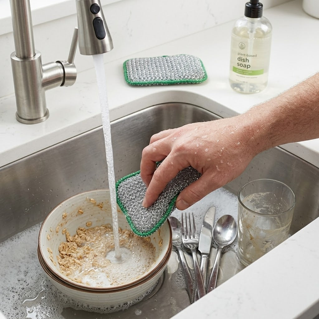 Quick-dry Double Later Kitchen Towel 2 Pack 18x13x2cm 31g SKU 8143