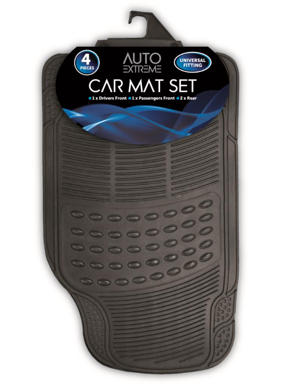 Rapide AX Rubberised Car Mat Set of 4 1466