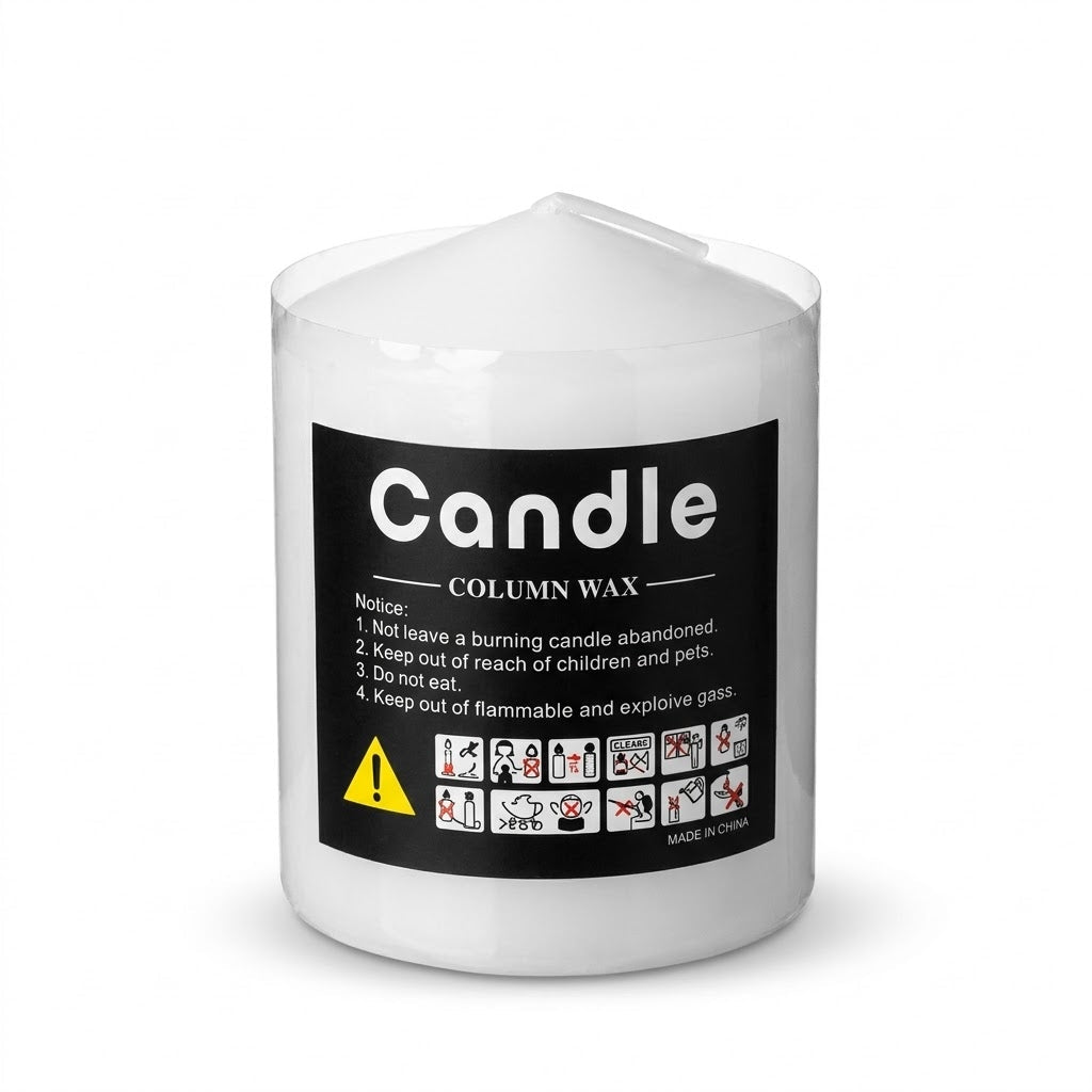 Candle Column Wax 15x8x6cm 152g SKU8152