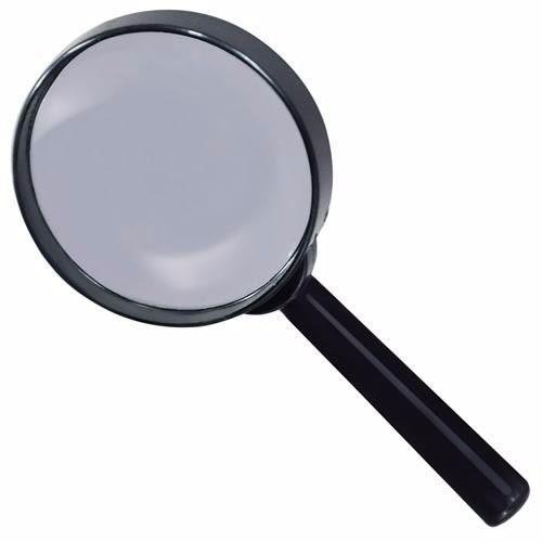 Multi Purpose Handheld Magnifying Glass 90mm Black Frame 0605