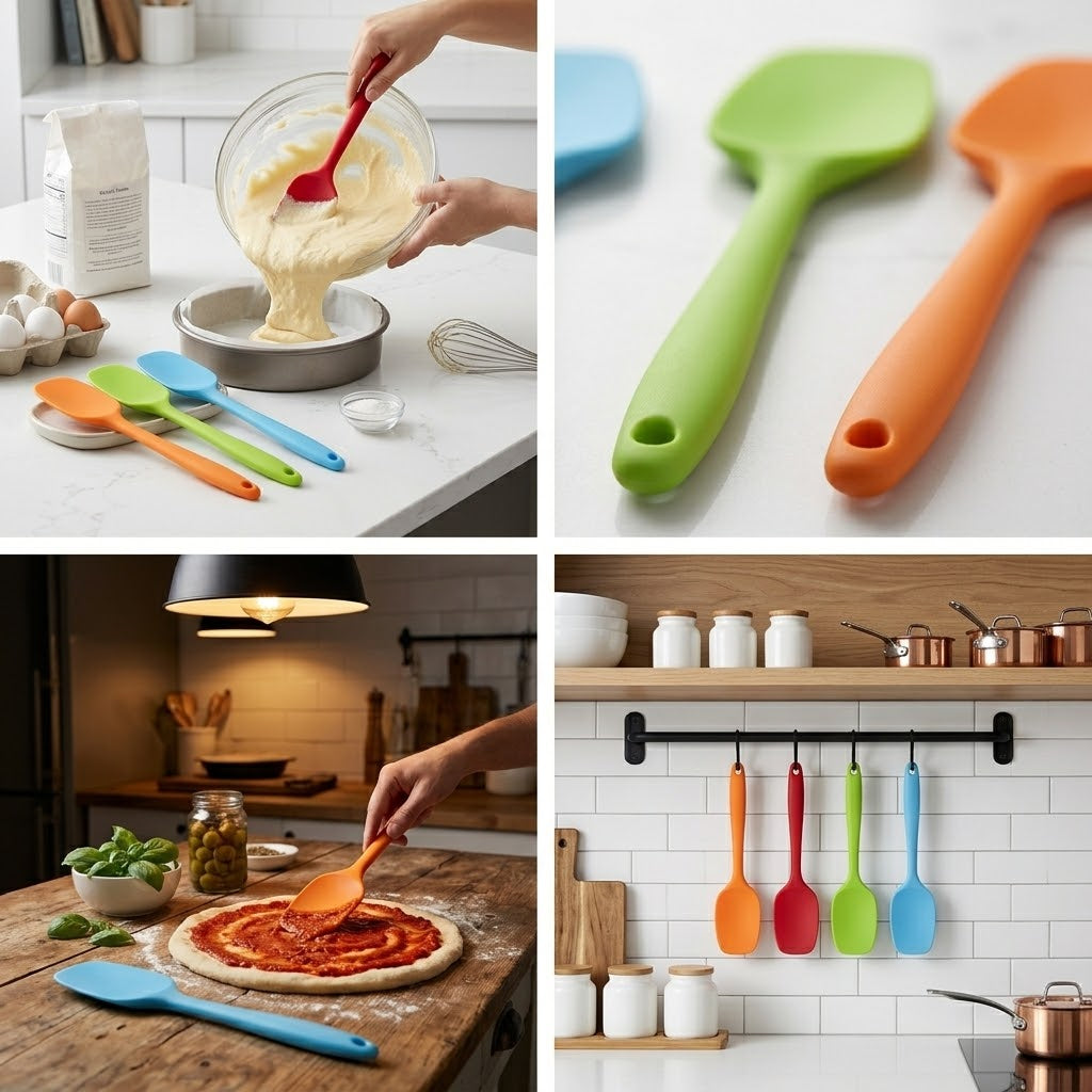 Silicone Spoon 28x62cm 85g SKU 8227