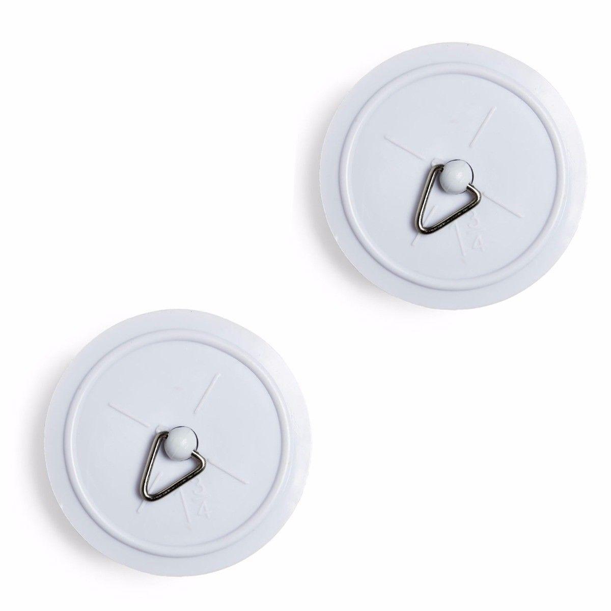 Universal Rubber Bath Basin Sink Plugs Stoppers 1 3/4'' Set of 2 0253 / 2533