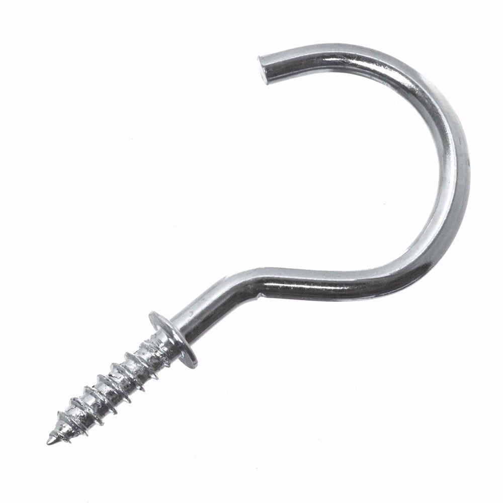 Value Pack Cup Hooks Chromed 1-1/4'' Pack of 12 0189