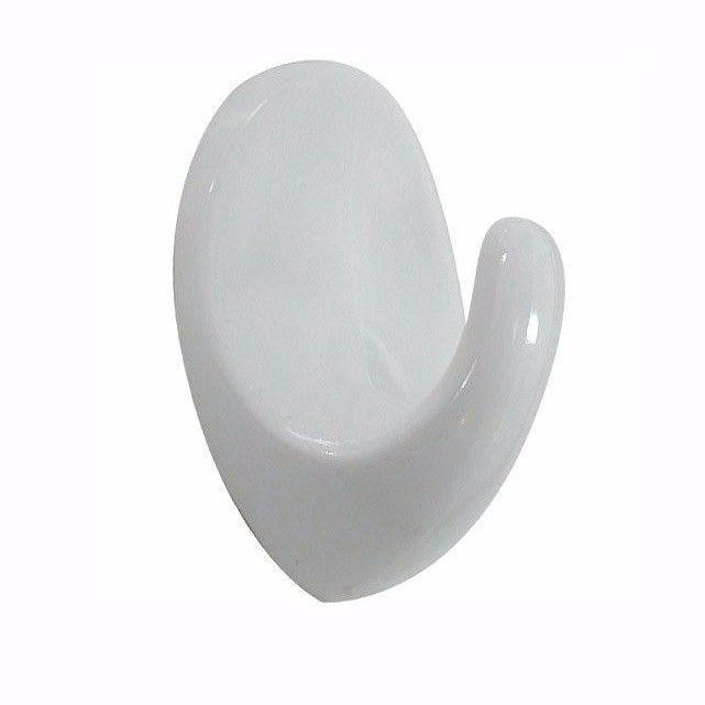 5 x Strong Self adhesive Oval Hooks For Home Kitchen Office Garage 0126 / 1260