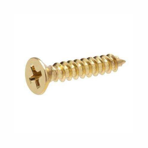 4.0 x 20 Pozi c/sk Chipboard Screws Yellow 0249