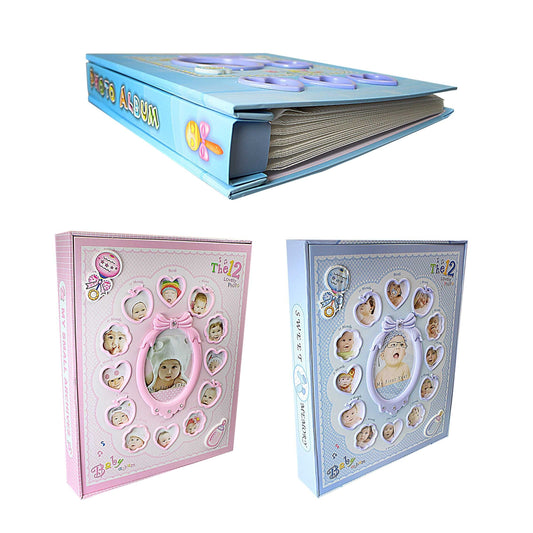 My First Year Baby Photo Album Book Gift Assorted Colours 0508