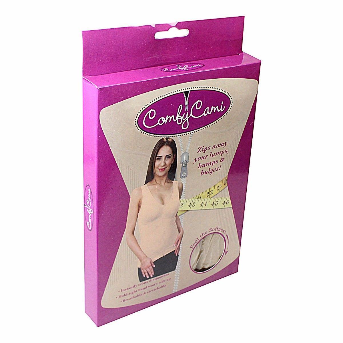 Comfortable Camisole Zip Away Your Lumps Bumps and Bulges Assorted Sizes 4173