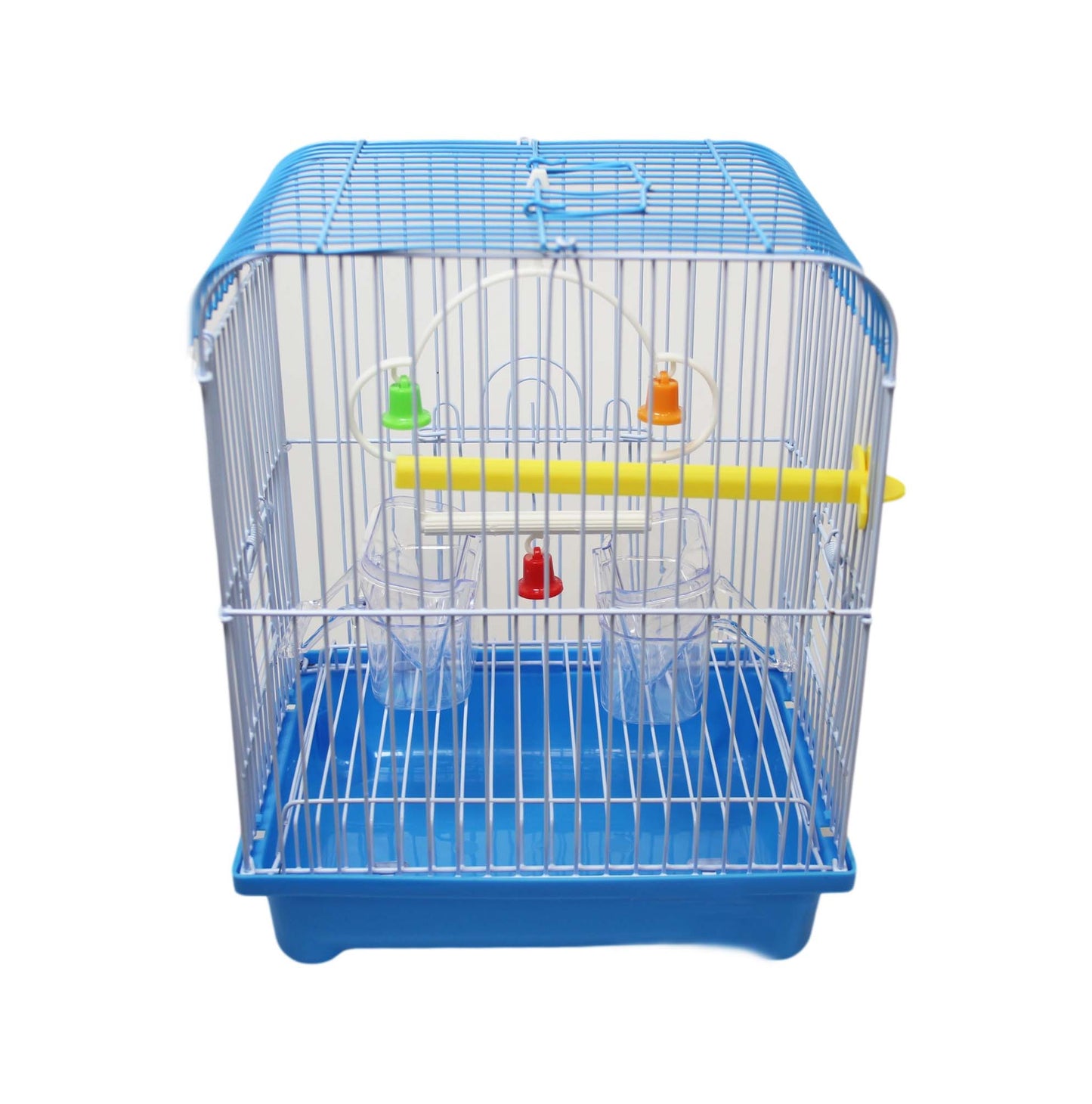 Metal Indoor Bird Cage 22 x 27 x 16 cm Assorted Colours 5427