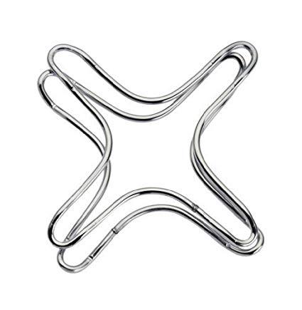 Metal Star Pan Coaster Trivet 14 cm Pack of 2 5589 A