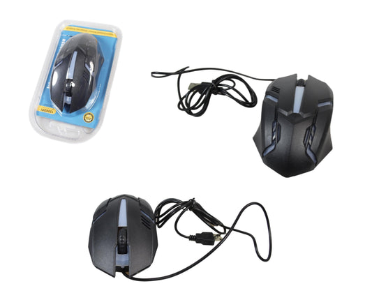Internet Optical Mouse Computer Wired Mouse 14 cm Assorted Colours 5766 (Parcel Rate)p