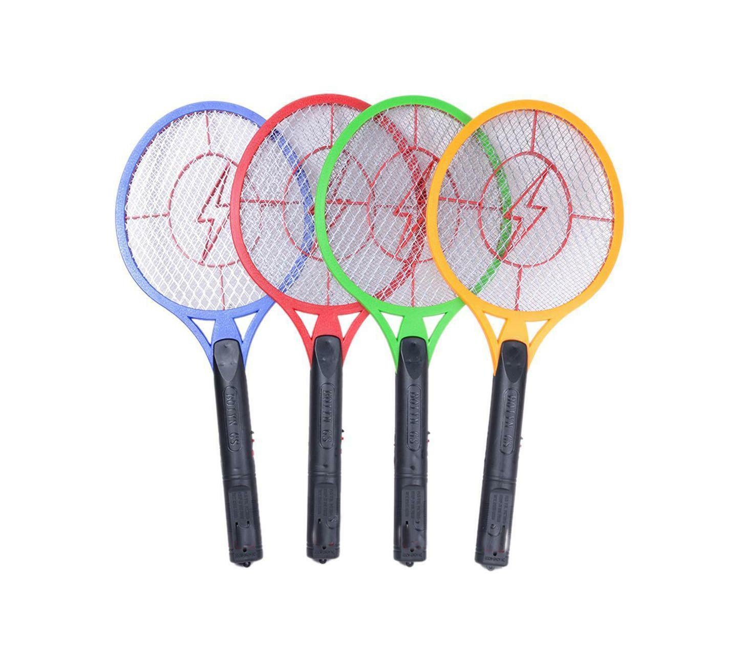 Electric Fly Mosquito Swatter Racket 50 x 21 cm USB Rechargeable Assorted Colours 5799