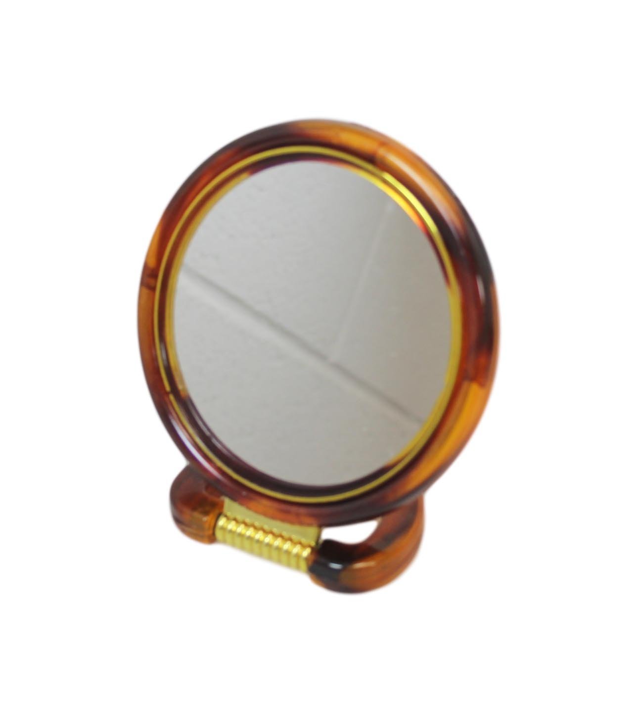 Double Sided Round Desk Mirror with Stand 15cm 5953