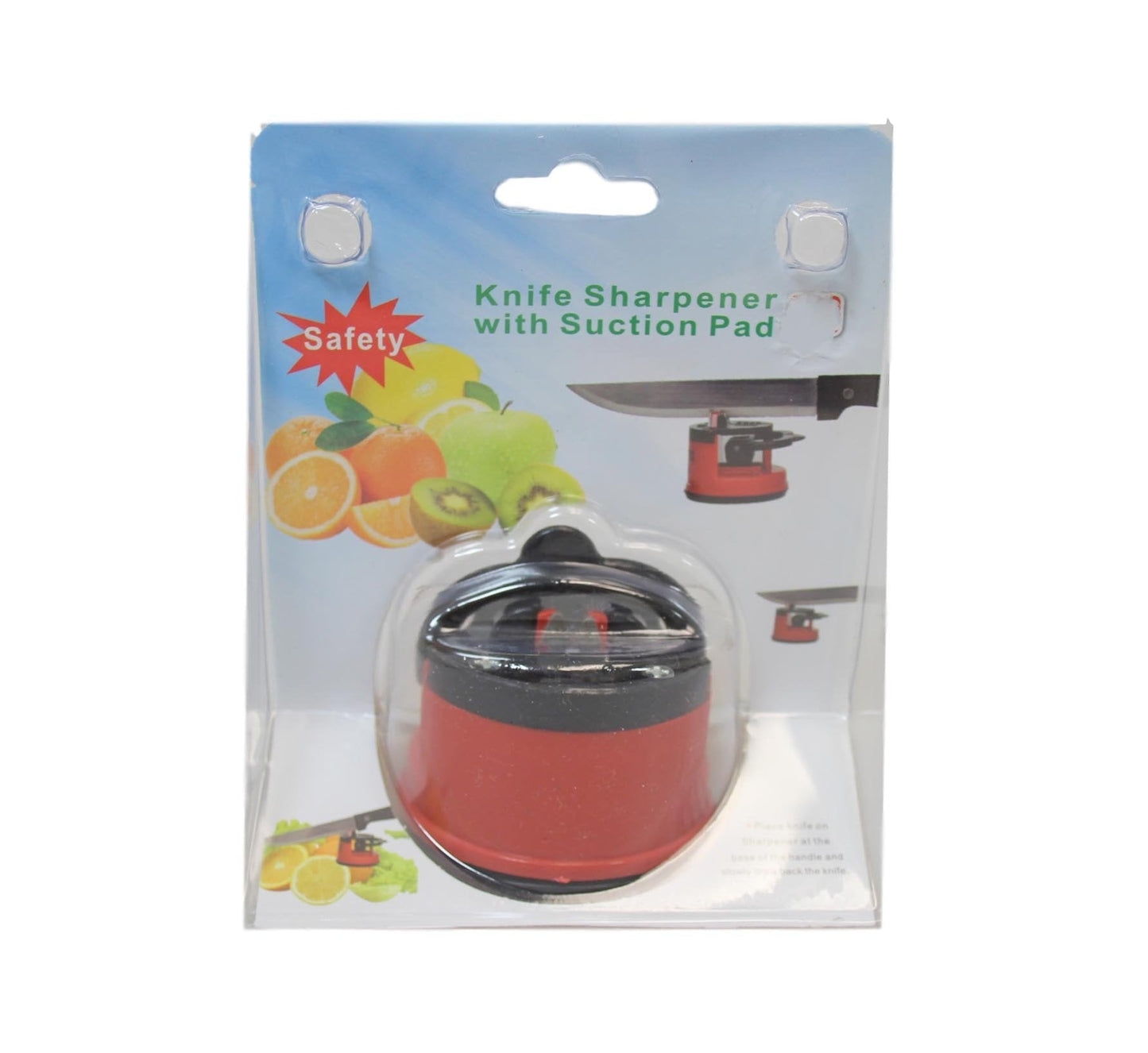 Kitchen Knife Sharpener with Suction Pad Assorted Colours 6161