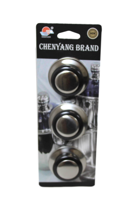 Metal Pan Lid Replacement Knobs, Pack of 3, SKU 6561 A