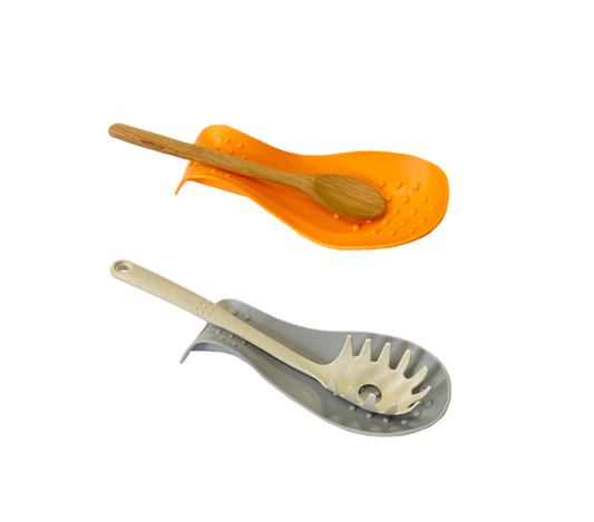 Silicone Cooking Spoon Rest 21 x 10 cm Assorted Colours 7259