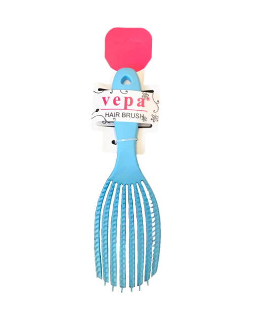 Plastic Hair Brush Comb 23 x 8 cm Assorted Colours 7384
