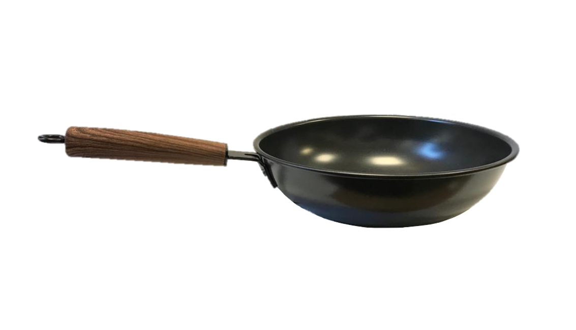 High Wall Non-Stick Flat Base Wok Frying Pan 30 cm 7406 A