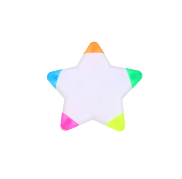 School Stationery Star Shaped Highlighter Marker Pen 8.3 cm 7730