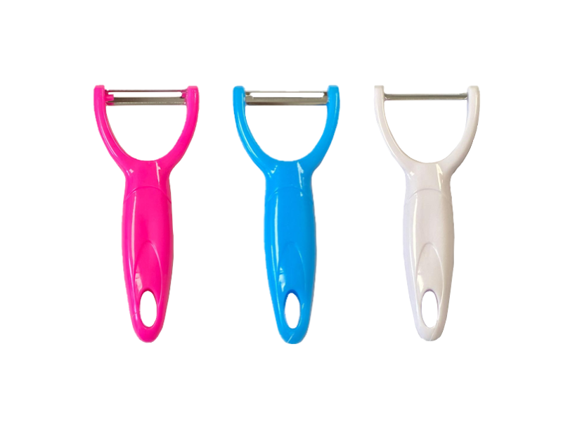 Plastic Kitchen Vegetable Peeler 14.5cm Assorted Colours 7864