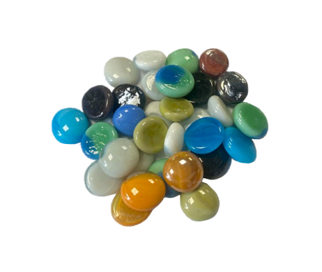 Bag of Mixed Aquarium Fish Tank Round Stones Pebbles Assorted Colours 7929