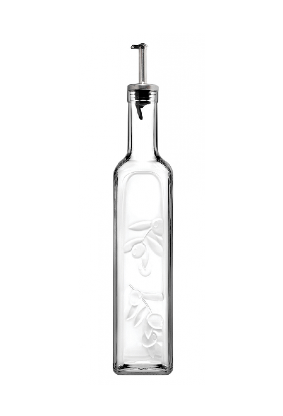 PB Oil / Vinegar Glass Bottle with Metal / Silicone Gasket 0.5L 80229