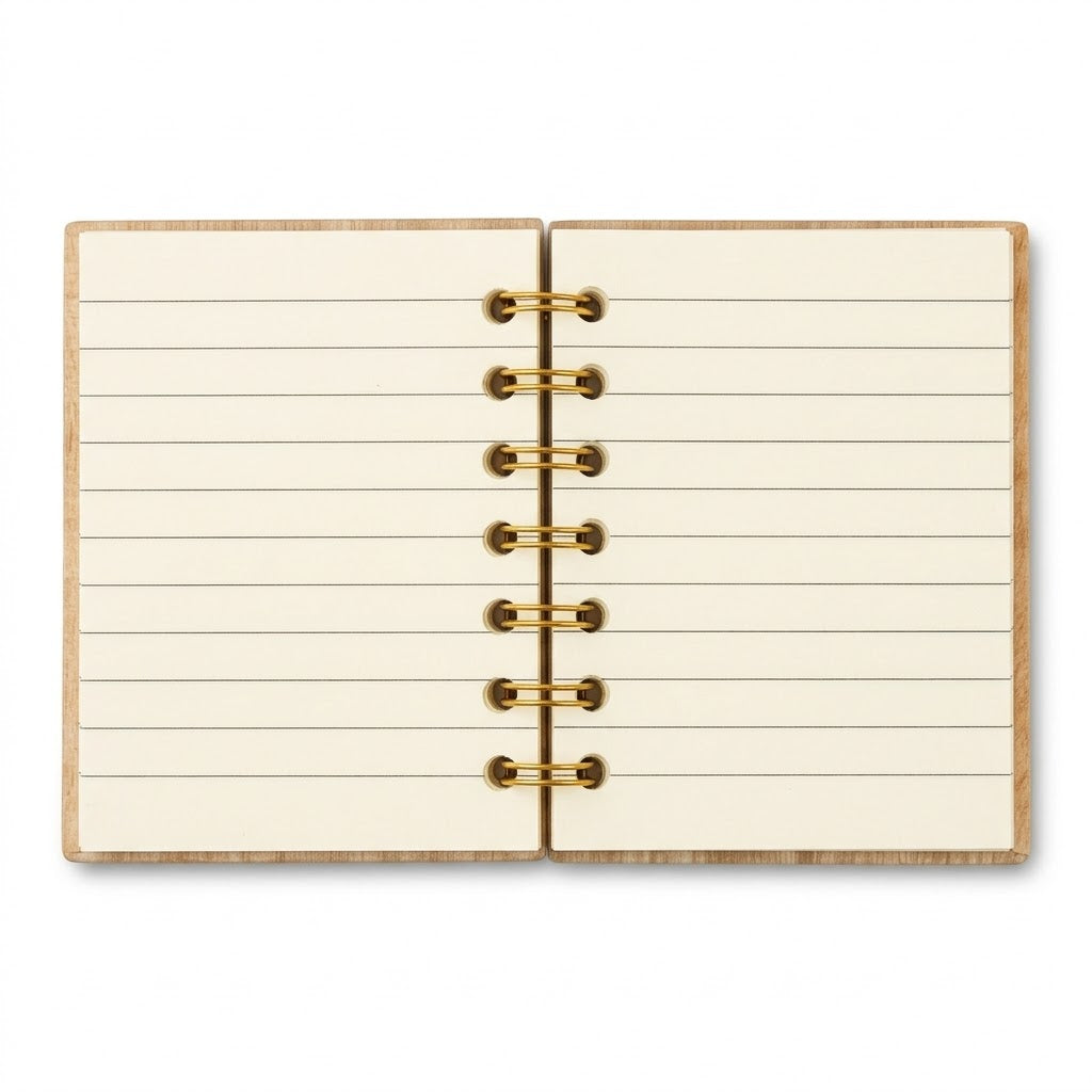 Compact Notebook 11 x 9 x 2cm, 58g – Lightweight Writing Pad SKU 8212