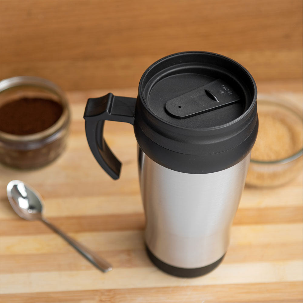 Car Coffee Tea Travel Mug with Handle 450ml – SKU 9996