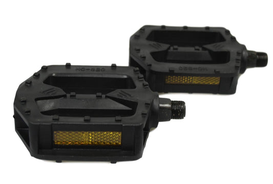 Bicycle Bike Pedals with Reflective Part 11cm Black 1852