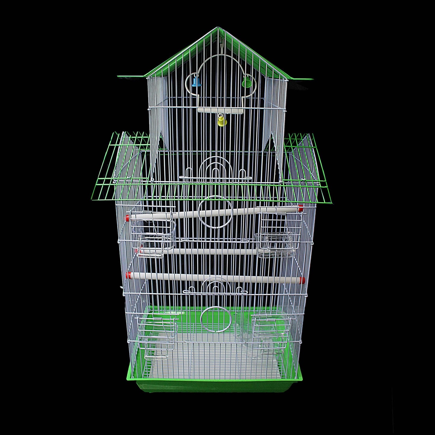 Large Metal Bird Cage 72 x 37 cm Assorted Colours 0085