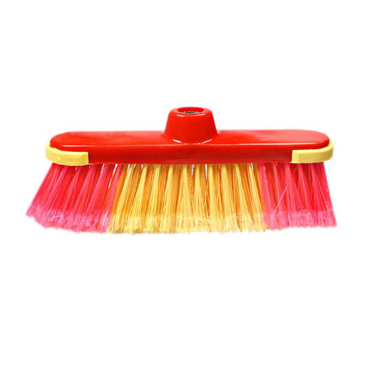 Cleaning Brush Broom Head Plastic 26 cm Assorted Colours 1079 A