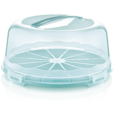 Plastic Cake Pastry Carry Storage Box with Cover 30 cm Assorted Colours D30306