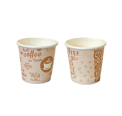 Single Wall Paper Espresso Shot Cups 2.5oz Pack of 100 Assorted Designs GAD25100