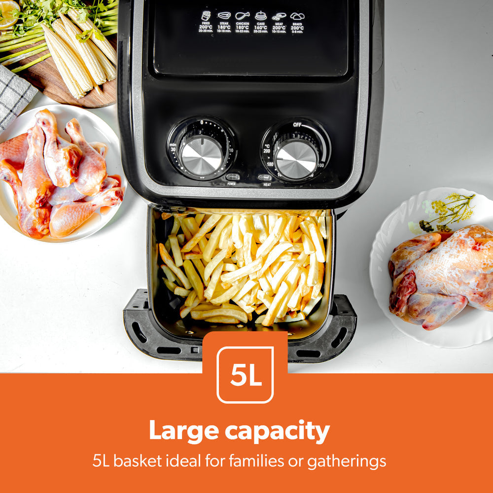 GEEPAS Air Fryer 5L 1600W GAF37528
