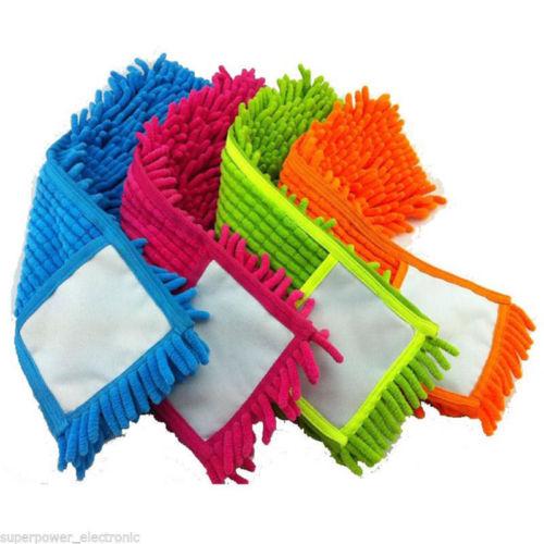 Microfibre Flat Mop Head Refill Replacement Cover 41 x 13cm Assorted Colours SKU 4191A