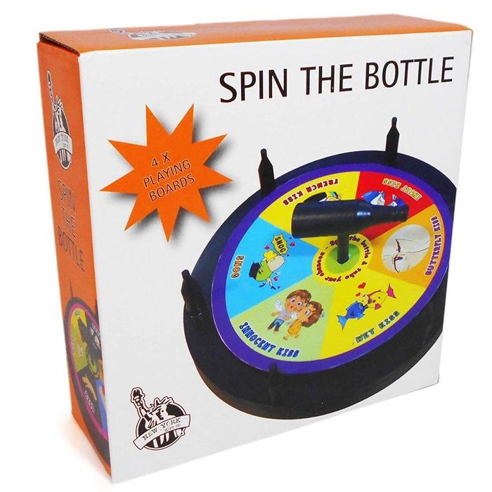 Spin The Bottle Household Family Game 4 x Playing Boards NY1256