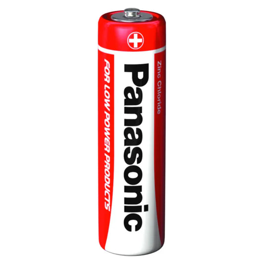 4x Panasonic AA Batteries Zinc Carbon R6 1.5V Battery PANAR6RB4 3283 A