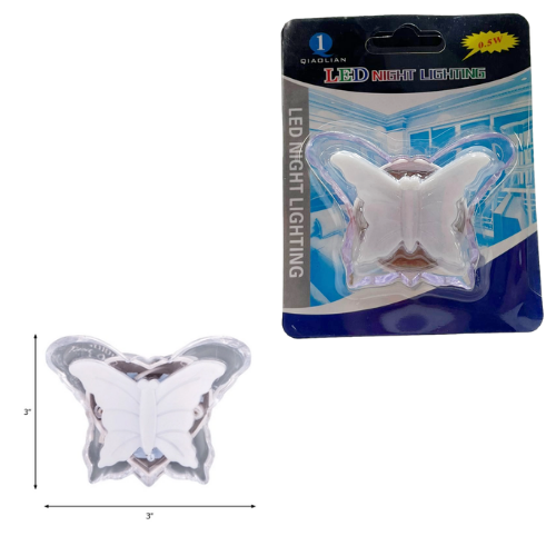 LED Plug Butterfly Light Up Night Light, 2586 SKU