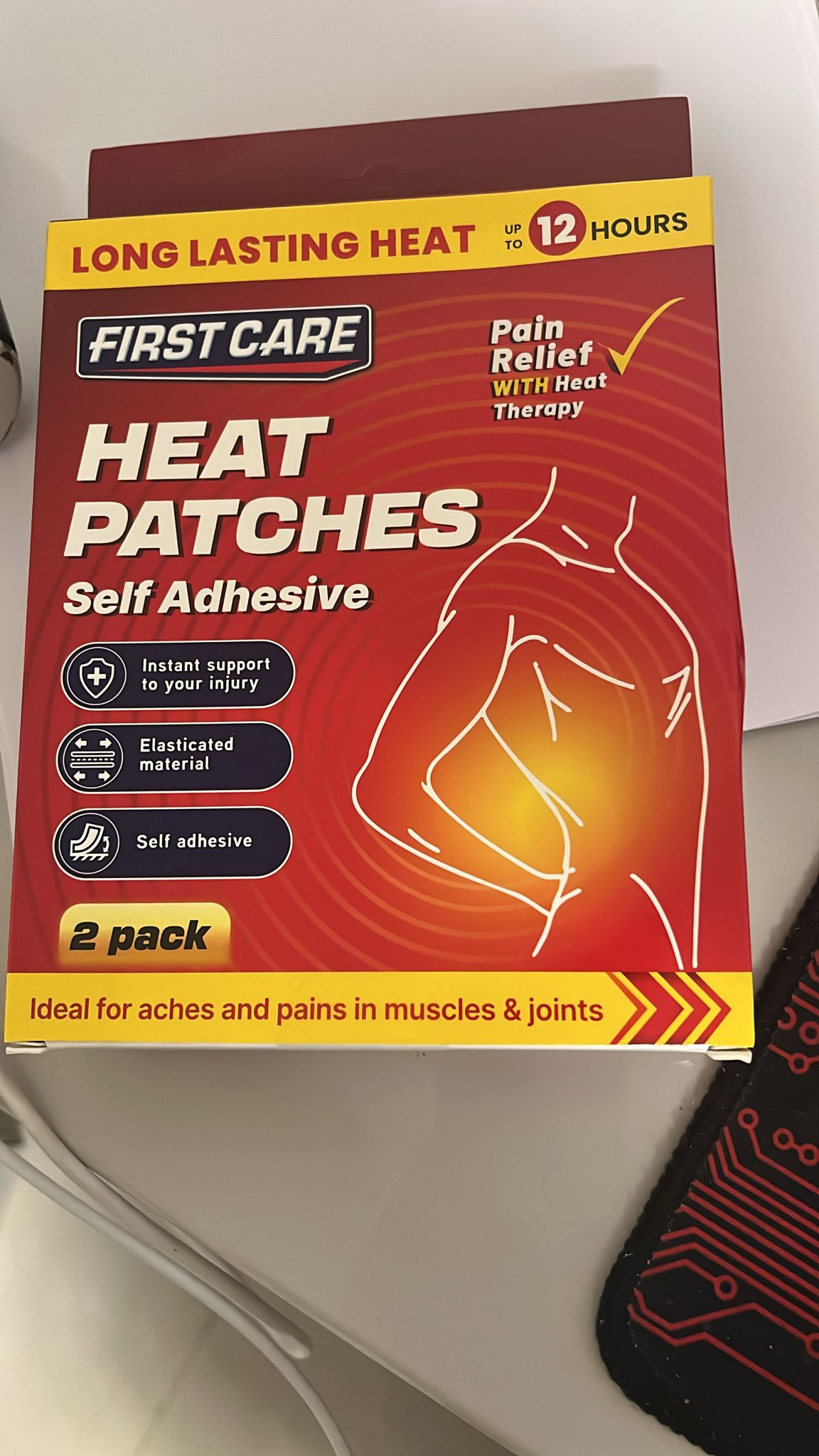 IIGEurope Self Adhesive Heat Patches Pack of 2 MP4