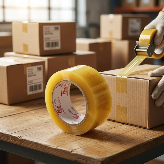 Clear Multipurpose Adhesive Sealing Tape 4.5cm x 132m Roll – SKU 0153/0151