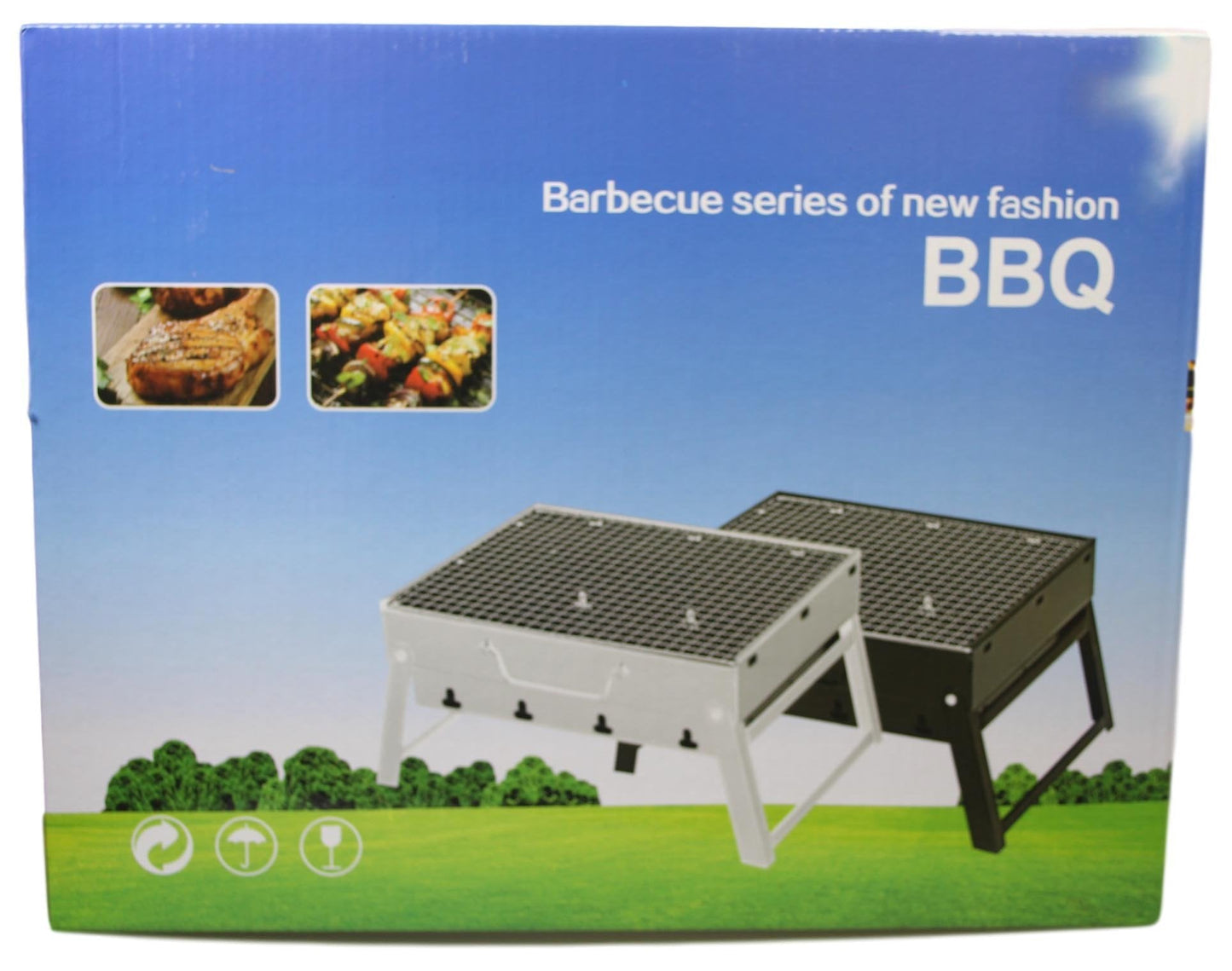 Outdoor Table Top Metal BBQ Grill Stand 35 x 27 x 20 cm 5213
