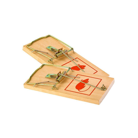 Wooden Mouse Catch Traps 7" Pack of 2 – SKU 2856 A