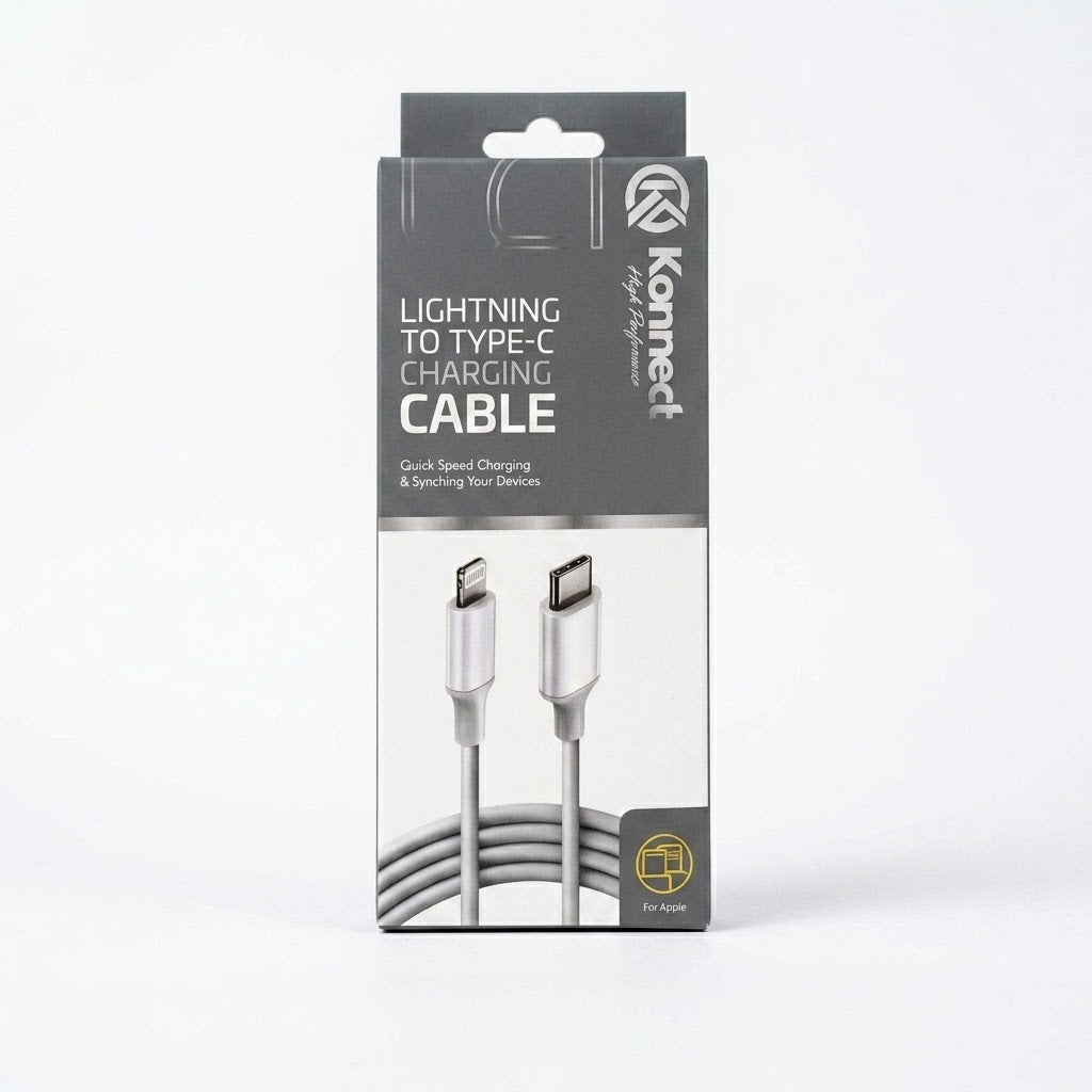 USB Type-C to Lightning Cable, 2 Metre, 3.0A Fast Charging, SKU ECL2