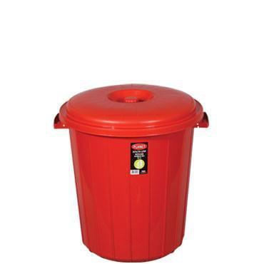 Plastic Dustbin Round 25L Assorted Colours ST5121 RB25