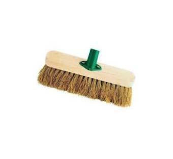 10" Soft Coco Garden Wooden Broom Brush Head ST1635