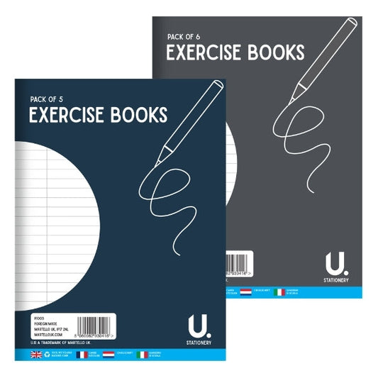 Exercise Books 16 Sheets 20 x 15 cm Pack of 6 P1003MP