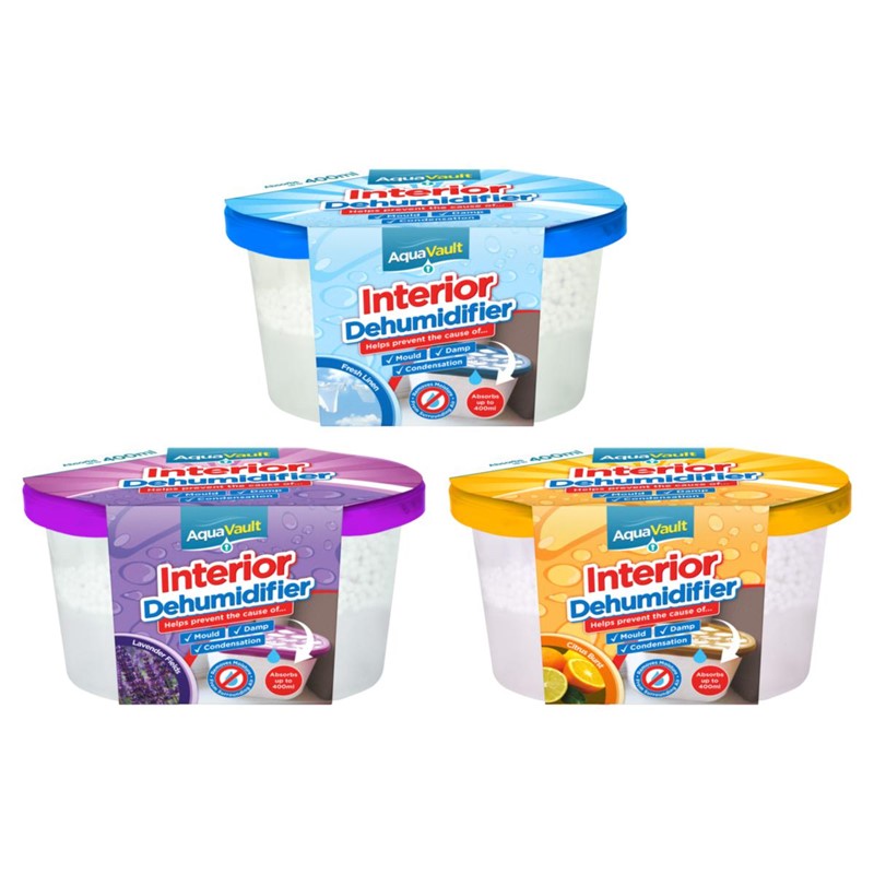 Wardrobe Interior Dehumidifier Box 400ml Assorted Scents 321713