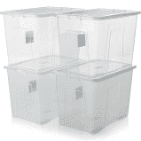 Clear Plastic Storage Box 80 Litre LL5428 / ST80